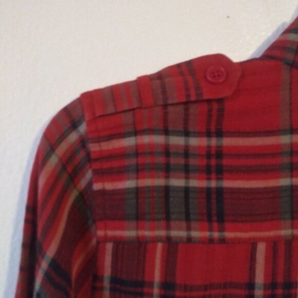 Lauren Ralph Lauren Green Label Women's Long Sleeve Plaid Shirt Size: Small - Picture 2 of 7